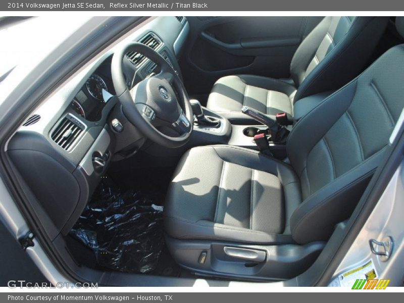Reflex Silver Metallic / Titan Black 2014 Volkswagen Jetta SE Sedan