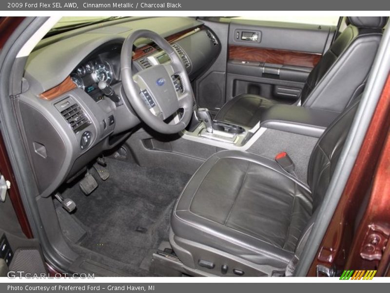 Cinnamon Metallic / Charcoal Black 2009 Ford Flex SEL AWD