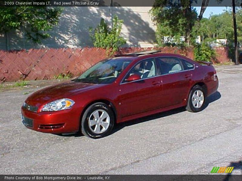 Red Jewel Tintcoat / Gray 2009 Chevrolet Impala LT