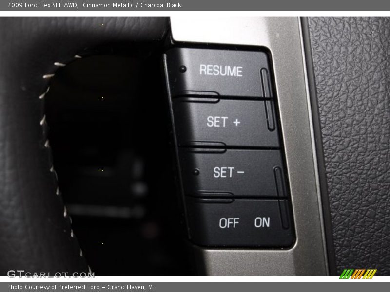 Cinnamon Metallic / Charcoal Black 2009 Ford Flex SEL AWD