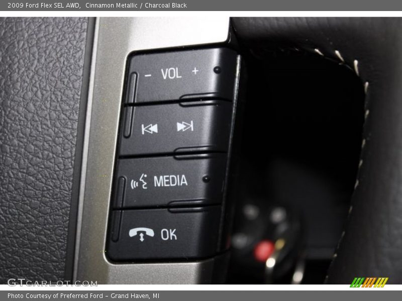 Cinnamon Metallic / Charcoal Black 2009 Ford Flex SEL AWD