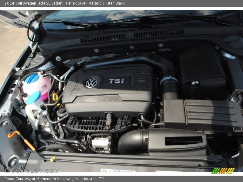 Reflex Silver Metallic / Titan Black 2014 Volkswagen Jetta SE Sedan