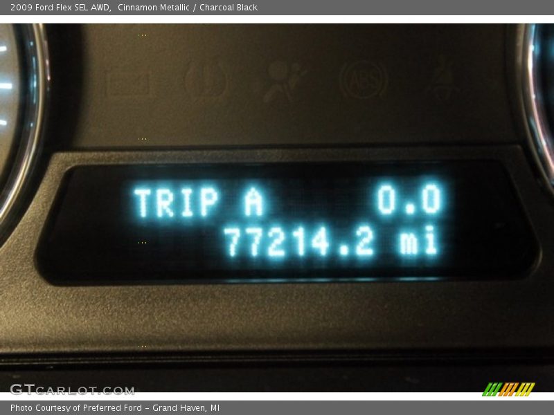 Cinnamon Metallic / Charcoal Black 2009 Ford Flex SEL AWD