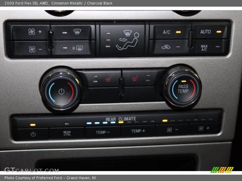 Cinnamon Metallic / Charcoal Black 2009 Ford Flex SEL AWD