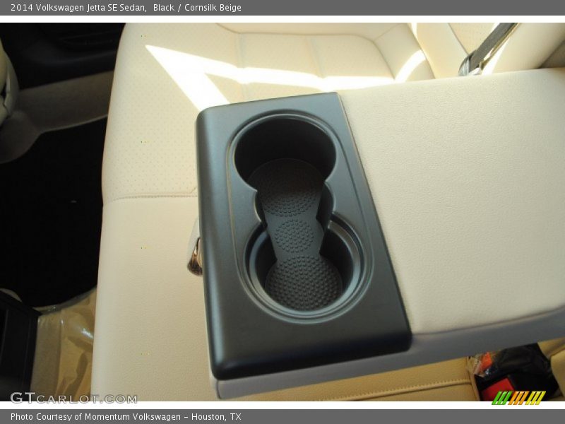 Black / Cornsilk Beige 2014 Volkswagen Jetta SE Sedan