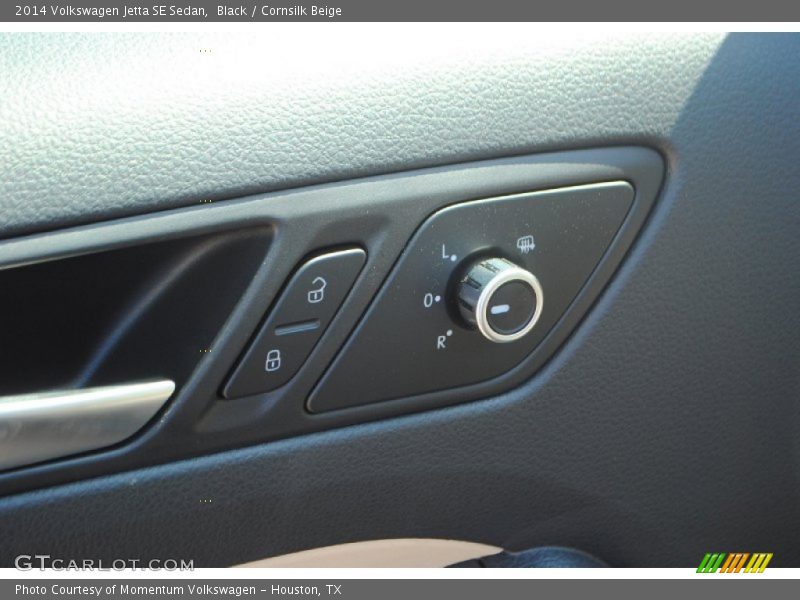Black / Cornsilk Beige 2014 Volkswagen Jetta SE Sedan