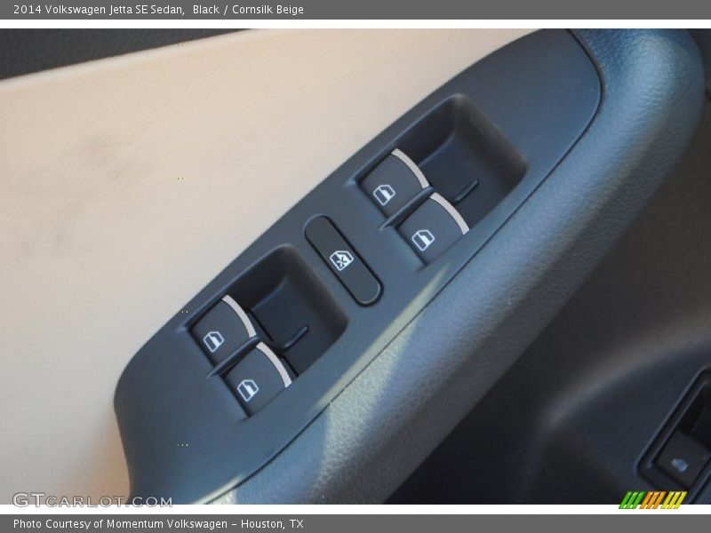 Black / Cornsilk Beige 2014 Volkswagen Jetta SE Sedan