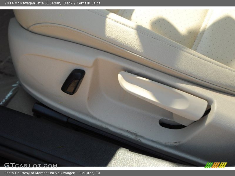 Black / Cornsilk Beige 2014 Volkswagen Jetta SE Sedan