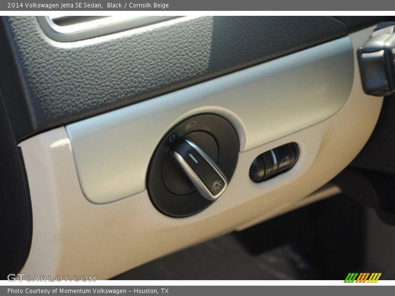 Black / Cornsilk Beige 2014 Volkswagen Jetta SE Sedan
