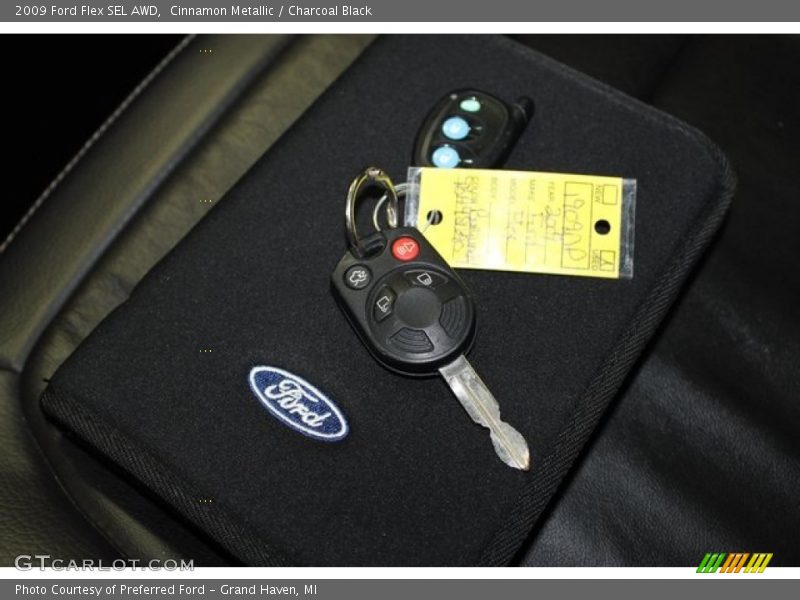Cinnamon Metallic / Charcoal Black 2009 Ford Flex SEL AWD