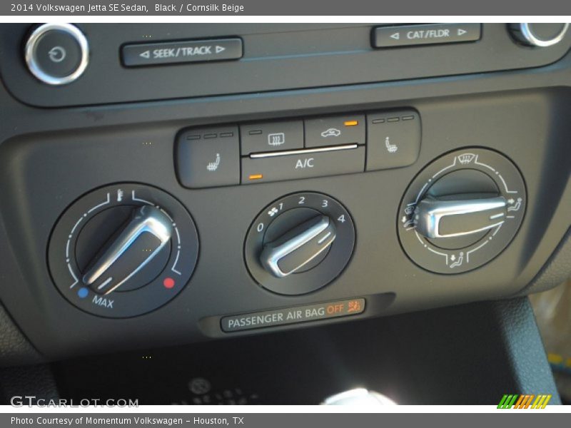 Black / Cornsilk Beige 2014 Volkswagen Jetta SE Sedan