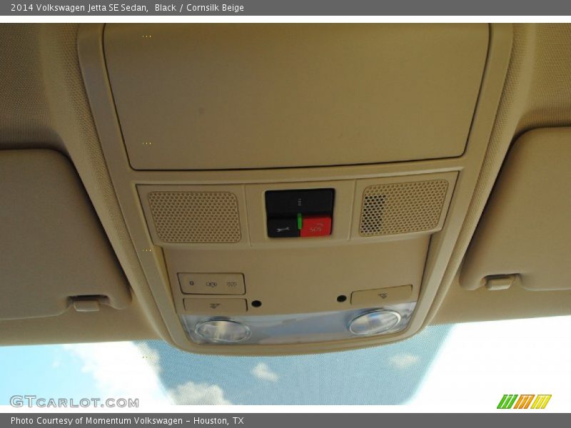 Black / Cornsilk Beige 2014 Volkswagen Jetta SE Sedan