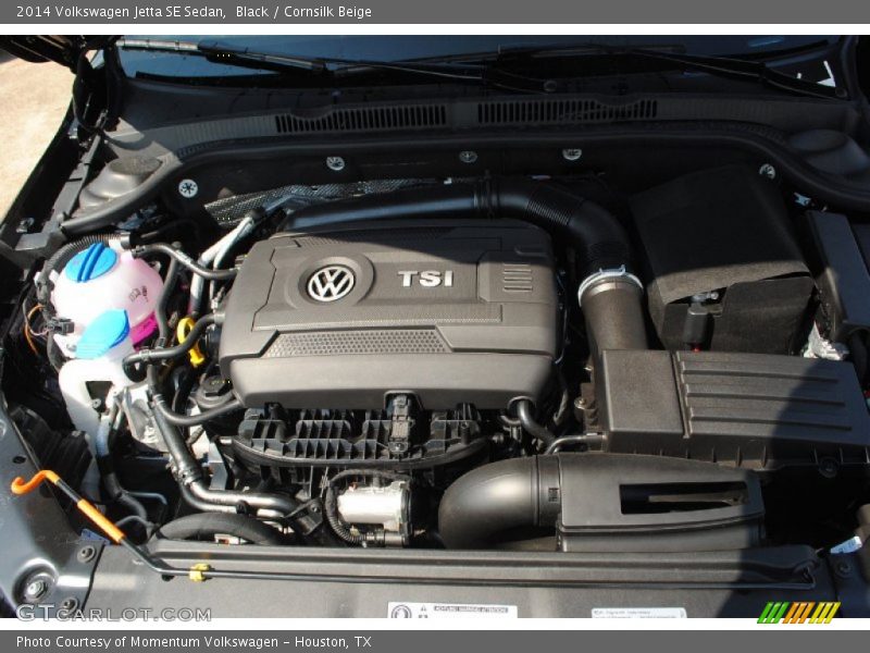 Black / Cornsilk Beige 2014 Volkswagen Jetta SE Sedan