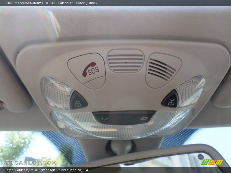 Black / Black 2006 Mercedes-Benz CLK 500 Cabriolet