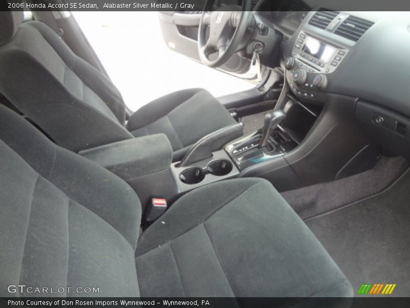 Alabaster Silver Metallic / Gray 2006 Honda Accord SE Sedan