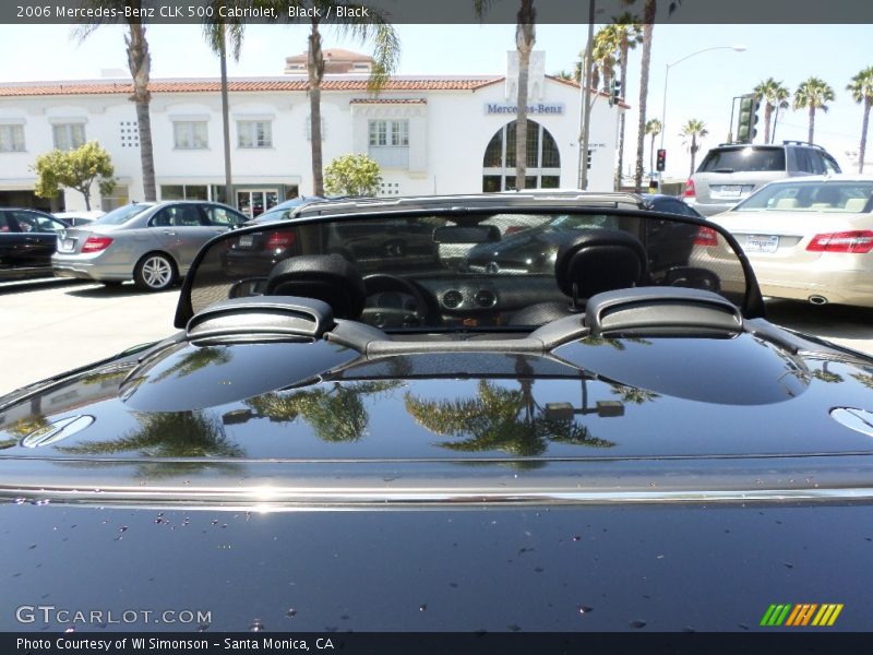 Black / Black 2006 Mercedes-Benz CLK 500 Cabriolet