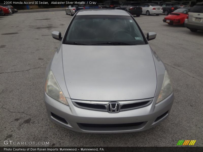 Alabaster Silver Metallic / Gray 2006 Honda Accord SE Sedan