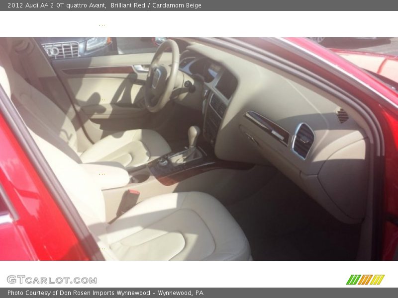 Brilliant Red / Cardamom Beige 2012 Audi A4 2.0T quattro Avant