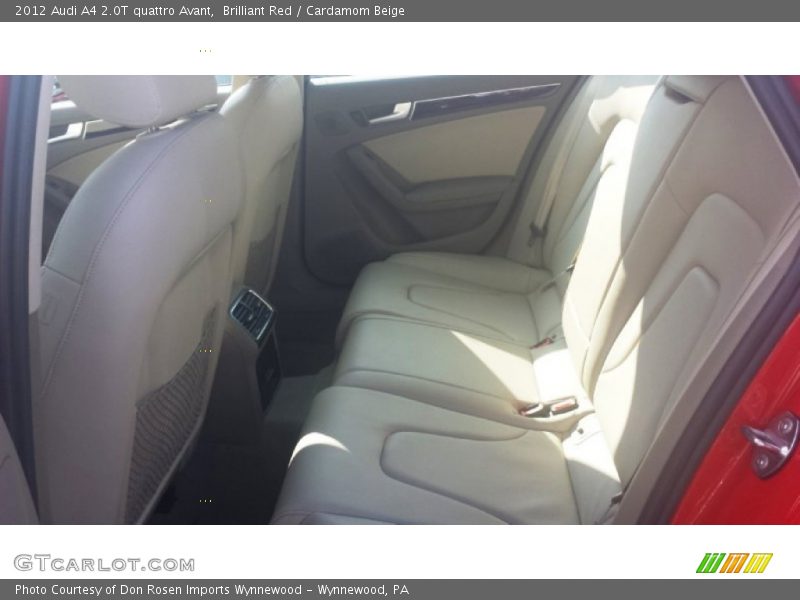 Brilliant Red / Cardamom Beige 2012 Audi A4 2.0T quattro Avant