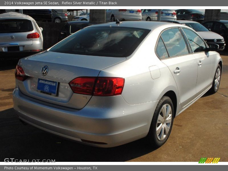 Reflex Silver Metallic / Titan Black 2014 Volkswagen Jetta SE Sedan