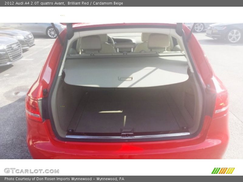 Brilliant Red / Cardamom Beige 2012 Audi A4 2.0T quattro Avant