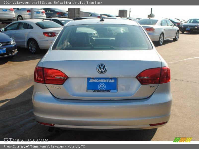 Reflex Silver Metallic / Titan Black 2014 Volkswagen Jetta SE Sedan