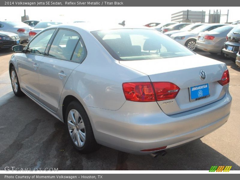Reflex Silver Metallic / Titan Black 2014 Volkswagen Jetta SE Sedan