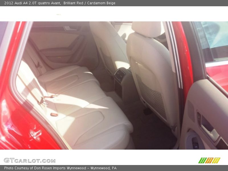 Brilliant Red / Cardamom Beige 2012 Audi A4 2.0T quattro Avant