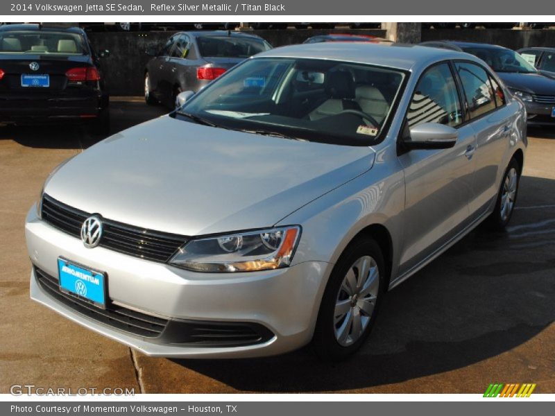 Reflex Silver Metallic / Titan Black 2014 Volkswagen Jetta SE Sedan