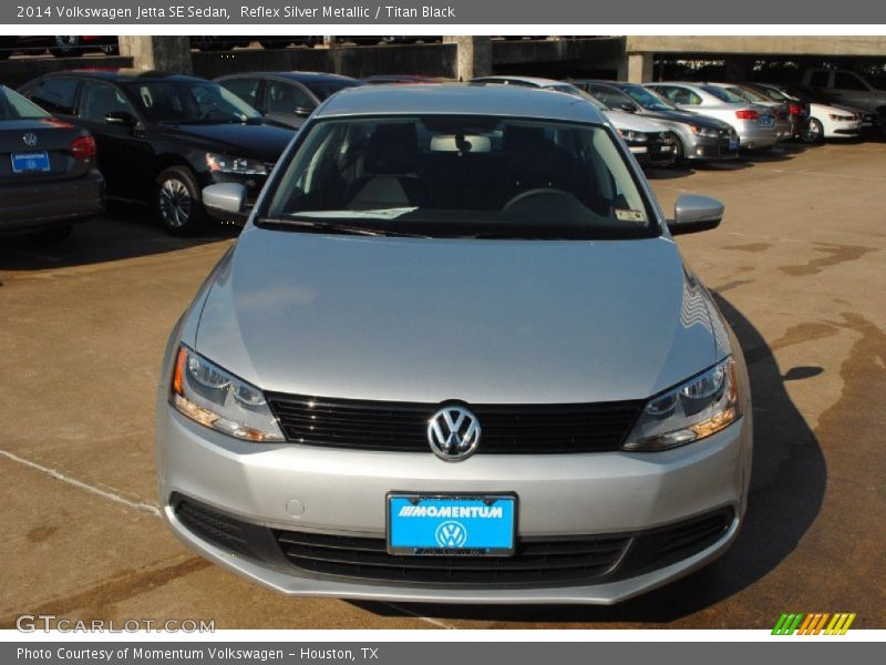 Reflex Silver Metallic / Titan Black 2014 Volkswagen Jetta SE Sedan