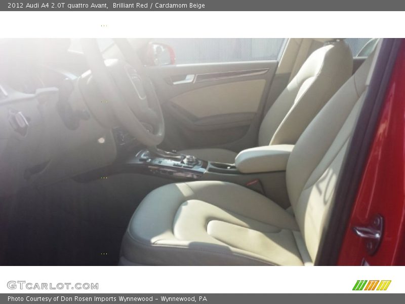 Brilliant Red / Cardamom Beige 2012 Audi A4 2.0T quattro Avant