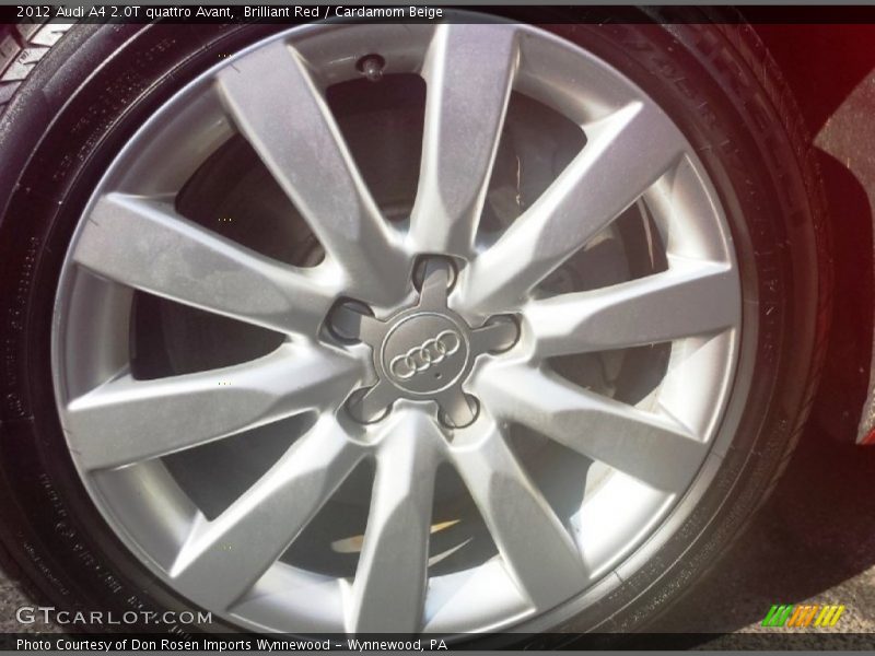 Brilliant Red / Cardamom Beige 2012 Audi A4 2.0T quattro Avant