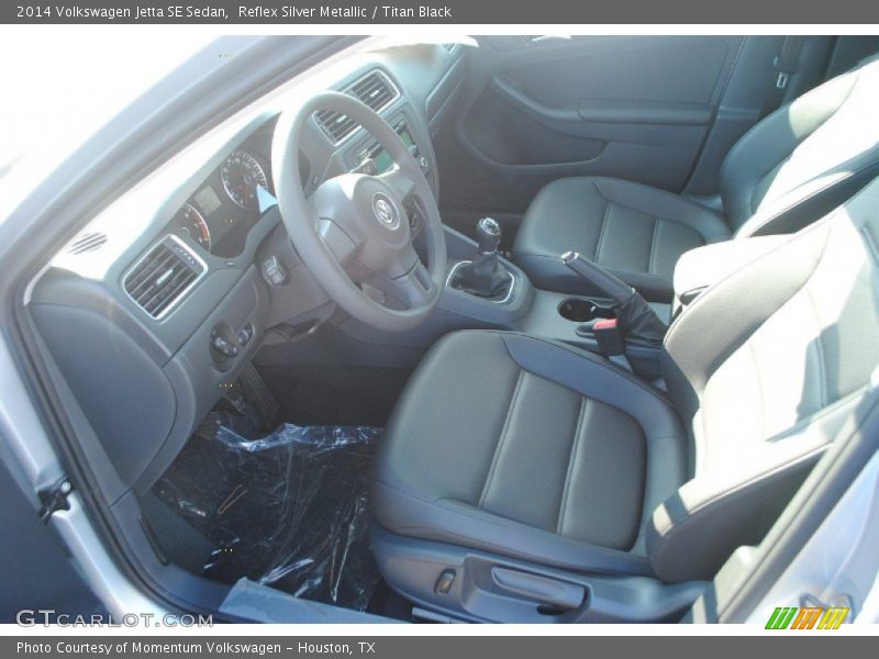 Reflex Silver Metallic / Titan Black 2014 Volkswagen Jetta SE Sedan