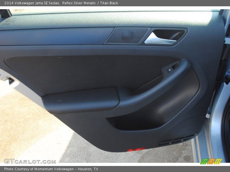 Reflex Silver Metallic / Titan Black 2014 Volkswagen Jetta SE Sedan