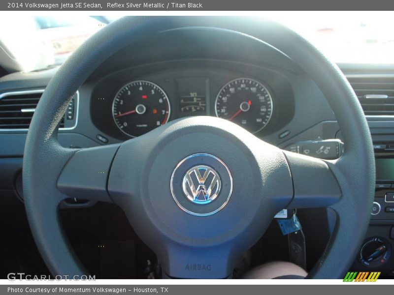 Reflex Silver Metallic / Titan Black 2014 Volkswagen Jetta SE Sedan