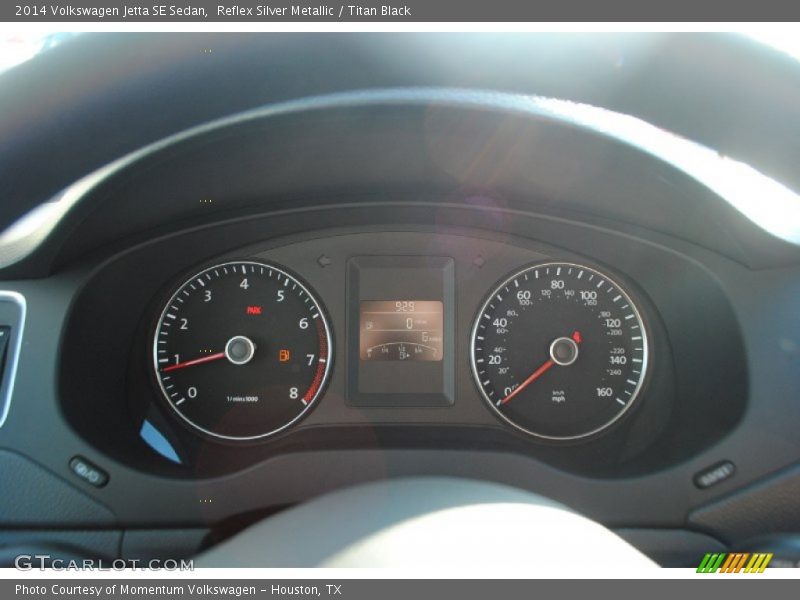 Reflex Silver Metallic / Titan Black 2014 Volkswagen Jetta SE Sedan