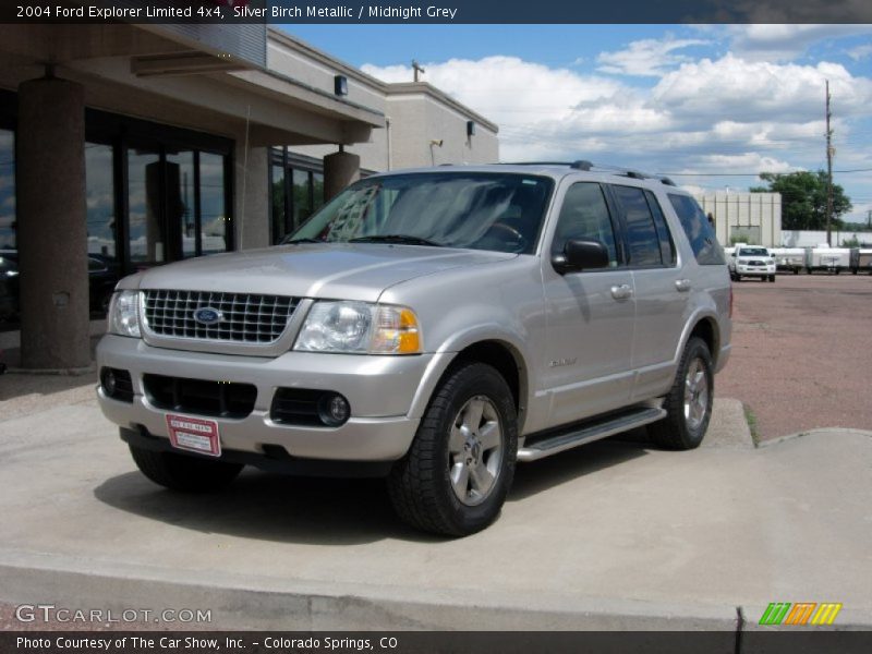 Silver Birch Metallic / Midnight Grey 2004 Ford Explorer Limited 4x4