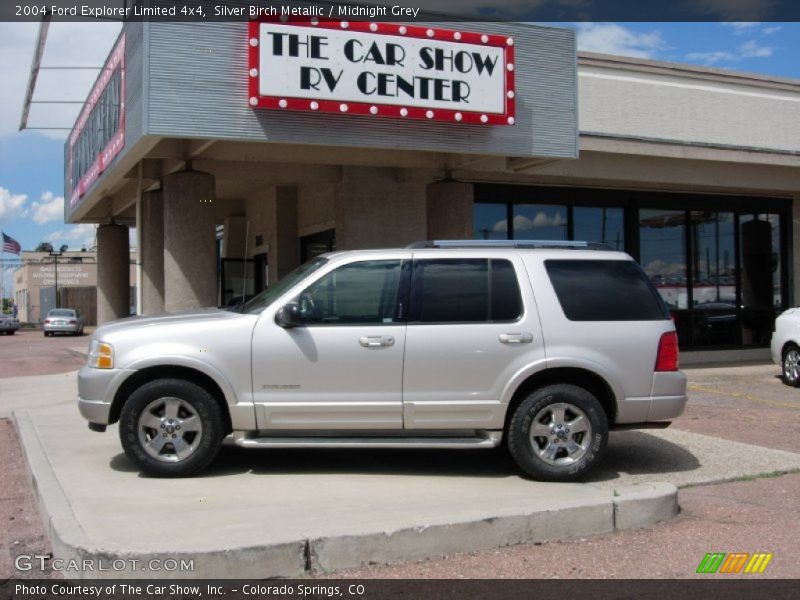 Silver Birch Metallic / Midnight Grey 2004 Ford Explorer Limited 4x4