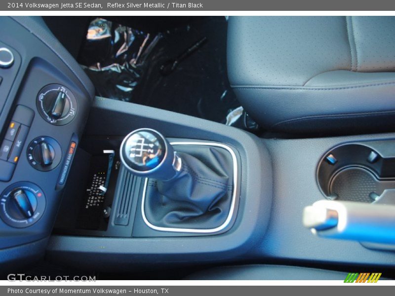 Reflex Silver Metallic / Titan Black 2014 Volkswagen Jetta SE Sedan