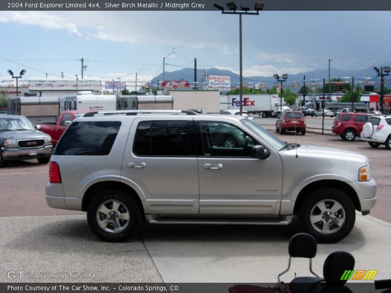 Silver Birch Metallic / Midnight Grey 2004 Ford Explorer Limited 4x4