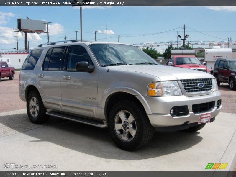Silver Birch Metallic / Midnight Grey 2004 Ford Explorer Limited 4x4