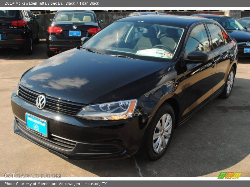 Black / Titan Black 2014 Volkswagen Jetta S Sedan