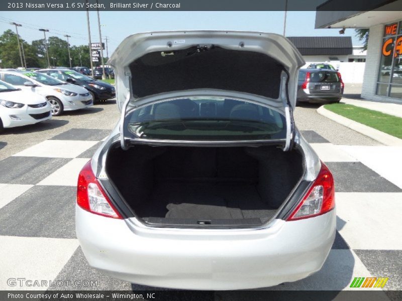 Brilliant Silver / Charcoal 2013 Nissan Versa 1.6 SV Sedan