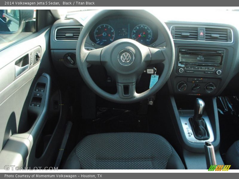 Black / Titan Black 2014 Volkswagen Jetta S Sedan