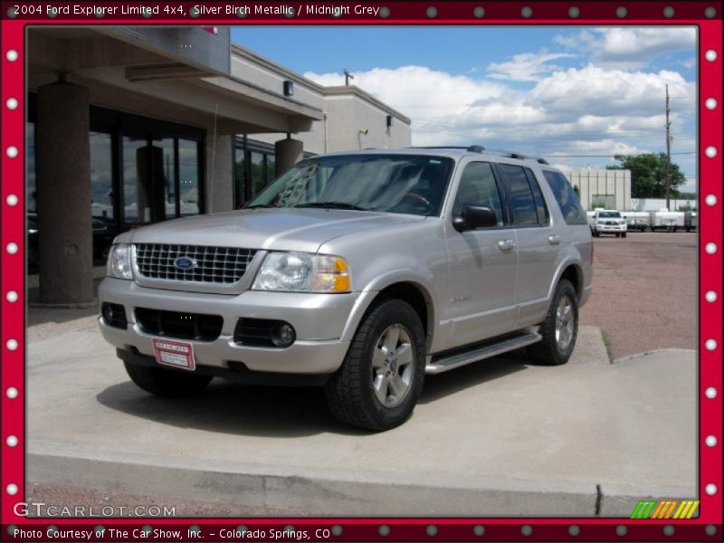 Silver Birch Metallic / Midnight Grey 2004 Ford Explorer Limited 4x4