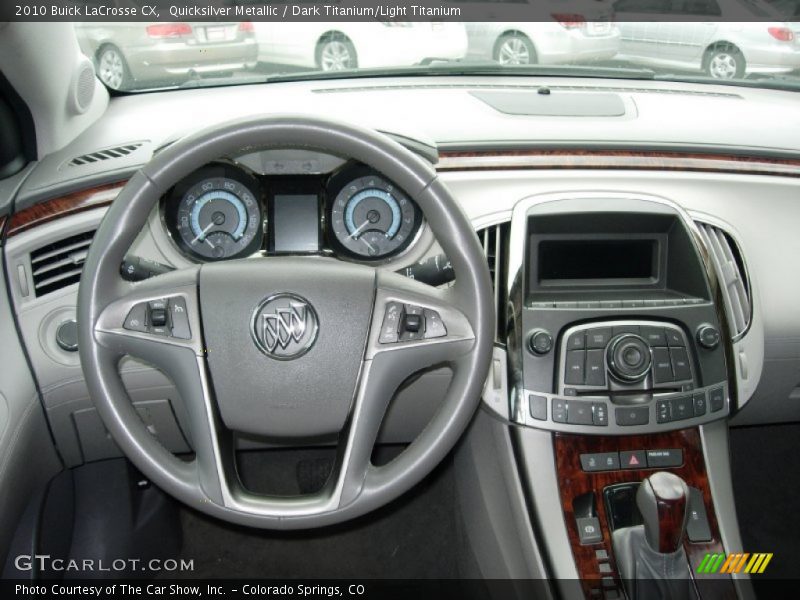 Quicksilver Metallic / Dark Titanium/Light Titanium 2010 Buick LaCrosse CX