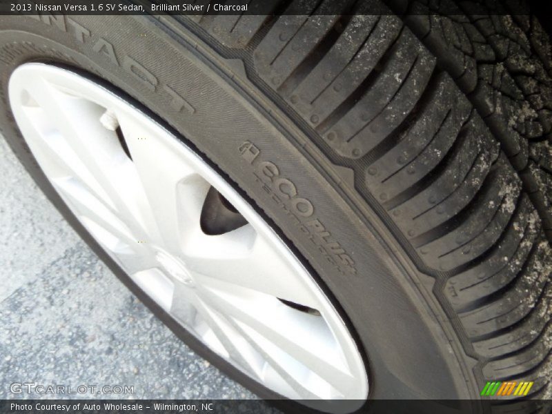 Brilliant Silver / Charcoal 2013 Nissan Versa 1.6 SV Sedan