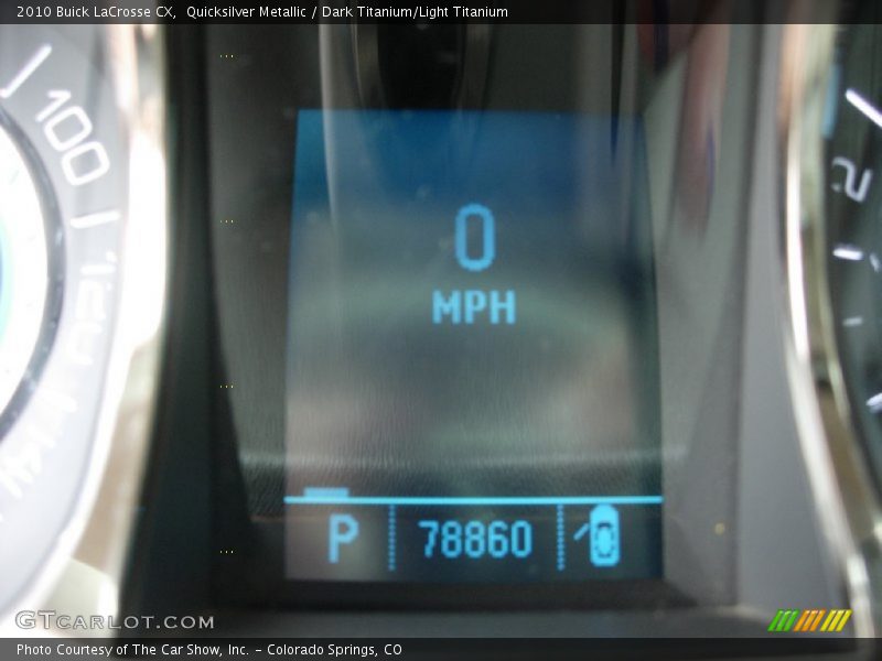 Quicksilver Metallic / Dark Titanium/Light Titanium 2010 Buick LaCrosse CX