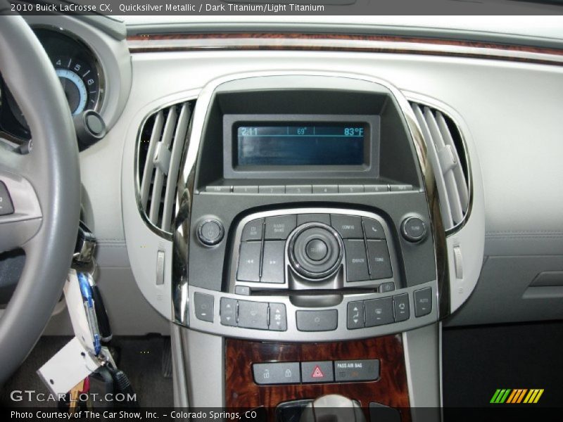 Quicksilver Metallic / Dark Titanium/Light Titanium 2010 Buick LaCrosse CX