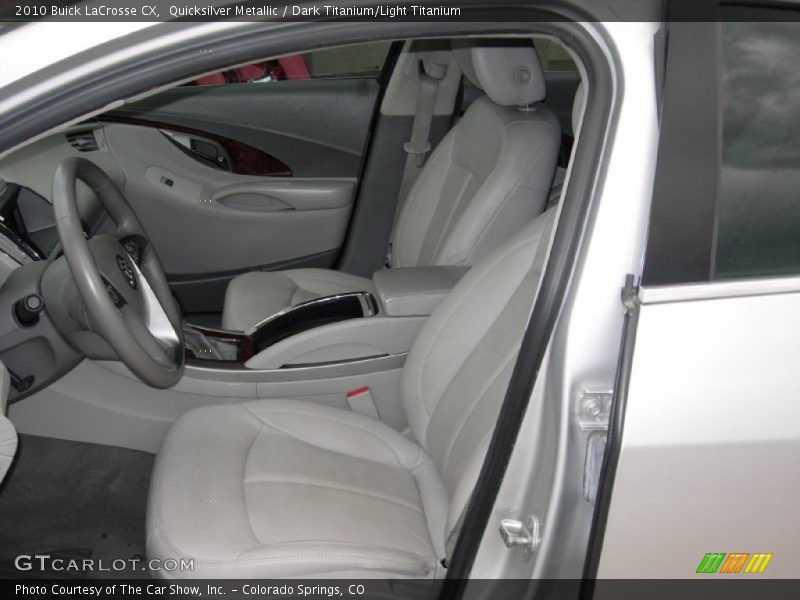 Quicksilver Metallic / Dark Titanium/Light Titanium 2010 Buick LaCrosse CX